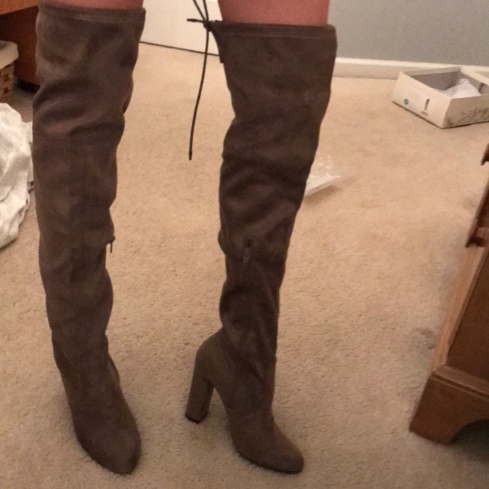 Over the Knee Suede Boots